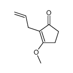 2-allyl-3-methoxy-2-cyclopenten-1-one Structure