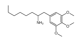 α-Hexyl-3,4,5-trimethoxybenzeneethanamine结构式