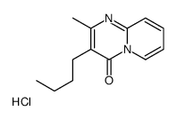 3-butyl-2-methylpyrido[1,2-a]pyrimidin-4-one,hydrochloride Structure