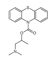 2-[2-(dimethylamino)propyl] phenothiazine-10-carboxylate结构式