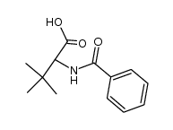 2-(benzoylamino)-3,3-dimethylbutanoic acid结构式