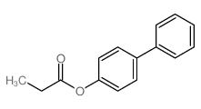 [1,1 -联苯] -4-基丙酸酯结构式