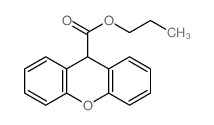propyl 9H-xanthene-9-carboxylate结构式