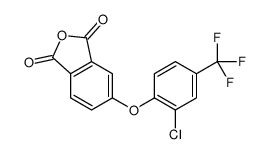 5-[2-chloro-4-(trifluoromethyl)phenoxy]-2-benzofuran-1,3-dione结构式