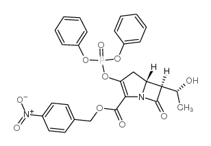 p-Nitrobenzyl (5R,6S)-2-(diphenylphosphoryloxy)-6-((1R)-1-hydroxyethyl)carbapen-2-em-3-carboxylate picture