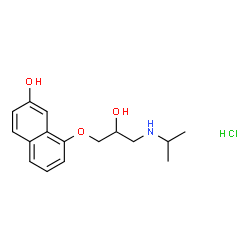7-羟基普萘洛尔盐酸结构式