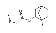 isobornyl alpha-(methylthio)acetate Structure