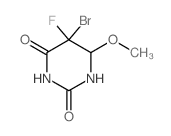 5-bromo-5-fluoro-6-methoxy-1,3-diazinane-2,4-dione Structure