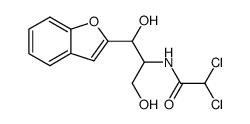 DL-threo-1-(2-Benzofuranyl)-2(dichloroacetamido)propane-1,3-diol Structure