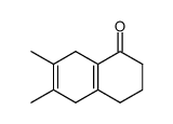 6,7-dimethyl-3,4,5,8-tetrahydronaphthalen-1(2H)-one Structure
