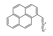 1-(diazomethyl)pyrene Structure