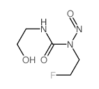 Urea,N-(2-fluoroethyl)-N'-(2-hydroxyethyl)-N-nitroso- Structure