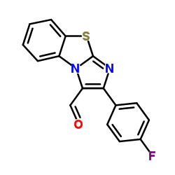 2-(4-FLUORO-PHENYL)-BENZO[D]IMIDAZO[2,1-B]THIAZOLE-3-CARBALDEHYDE Structure