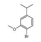 1-bromo-2-methoxy-4-propan-2-ylbenzene结构式