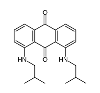 1,8-bis(2-methylpropylamino)anthracene-9,10-dione Structure