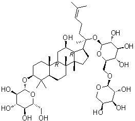 人参皂苷Rd2结构式
