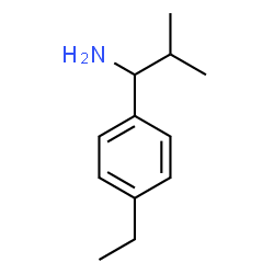 1-(4-ETHYLPHENYL)-2-METHYLPROPAN-1-AMINE结构式