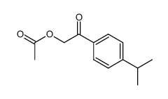 2-(4-isopropylphenyl)-2-oxoethyl acetate Structure