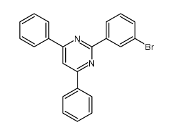 2-(3-bromophenyl)-4,6-diphenylpyrimidine Structure