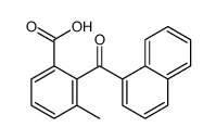 3-methyl-2-(naphthalene-1-carbonyl)benzoic acid Structure