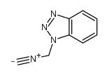 1-(异氰甲基)-1H-苯并三唑结构式