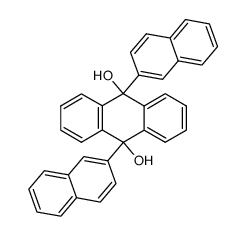 9,10-di-[2]naphthyl-9,10-dihydro-anthracene-9,10-diol结构式