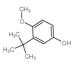 2-叔丁基-4-羟基茴香醚结构式