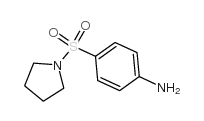 4-(吡咯烷-1-磺酰基)-苯胺结构式