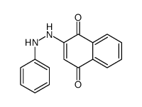 2-(2-phenylhydrazinyl)naphthalene-1,4-dione Structure