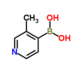 (3-Methyl-4-pyridinyl)boronic acid Structure