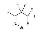 N-bromo-2,2,3,3,3-pentafluoropropanimidoyl fluoride Structure
