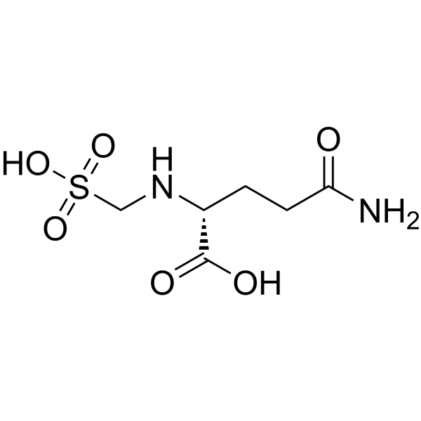 γ-D-Glutamylaminomethylsulfonic acid Structure