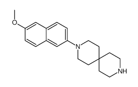 3-(6-甲氧基-萘-2-基)-3,9-二氮杂螺[5.5]十一烷结构式