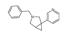 3-benzyl-1-pyridin-3-yl-3-azabicyclo[3.1.0]hexane结构式