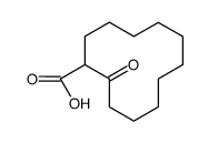 2-oxocyclododecane-1-carboxylic acid Structure
