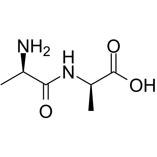 D-丙氨酰-D-丙氨酸结构式