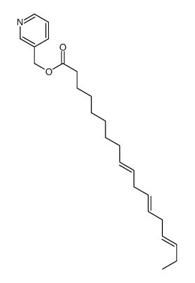 pyridin-3-ylmethyl octadeca-9,12,15-trienoate结构式