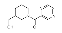 [3-(羟甲基)-1-哌啶基]-2-吡嗪基甲酮结构式