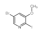 5-溴-2-碘-3-甲氧基吡啶结构式
