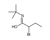 2-溴-n-(叔丁基)丁酰胺结构式