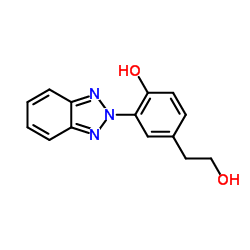 2-[2'-Hydroxy-5'-(2-hydroxyethyl)phenyl]-2H-benzotriazole Structure