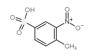Benzenesulfonic acid,4-methyl-3-nitro- Structure