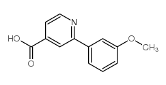2-(3-Methoxyphenyl)-isonicotinic acid Structure