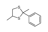 2,4-dimethyl-2-phenyl-1,3-dithiolane结构式