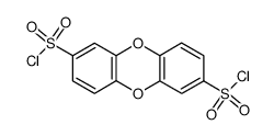 Dibenzo-p-dioxin-2,7-disulfonylchlorid结构式