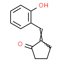 (E)-2-(2-hydroxybenzylidene)cyclopentanone结构式