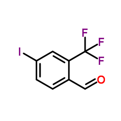 4-Iodo-2-(trifluoromethyl)benzaldehyde Structure