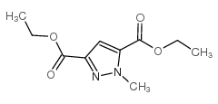 1-甲基-1H-吡唑-3,5-二羧酸二乙酯结构式