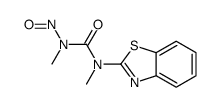 1-(2-Benzothiazolyl)-1,3-dimethyl-3-nitrosourea结构式
