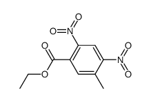5-methyl-2,4-dinitrobenzoic acid ethyl ester Structure